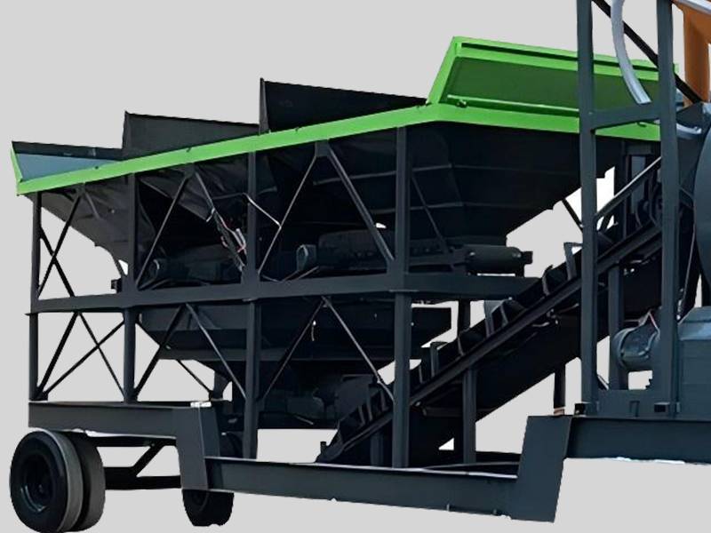 YHZM75 Mobile Concrete Batching Plant