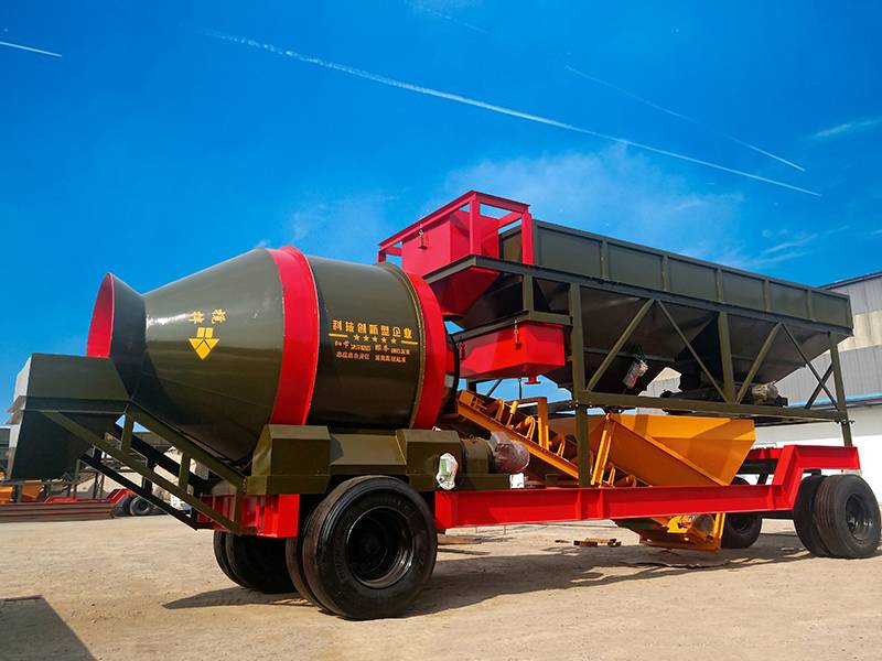 YHZM25 Mobile Concrete Batching Plant