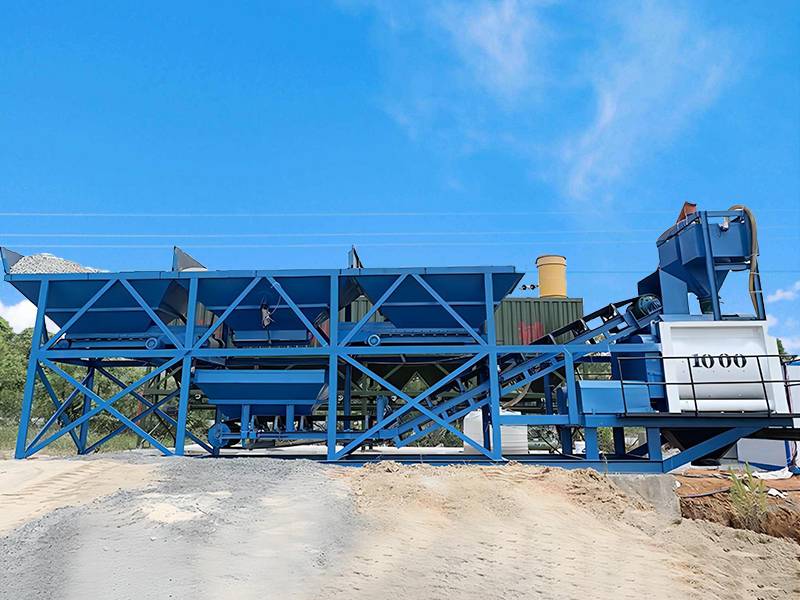 YHZS50F Mobile Concrete Batching Plant