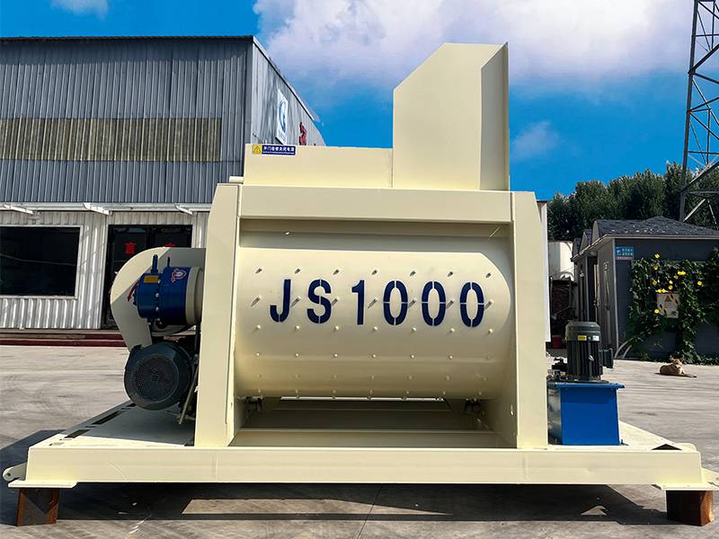 How Much Do You Know About JS1000 Double Shaft Concrete Mixer?