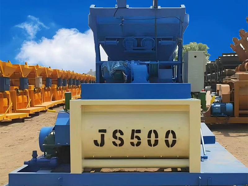 JS500 Double Shaft Concrete Mixer