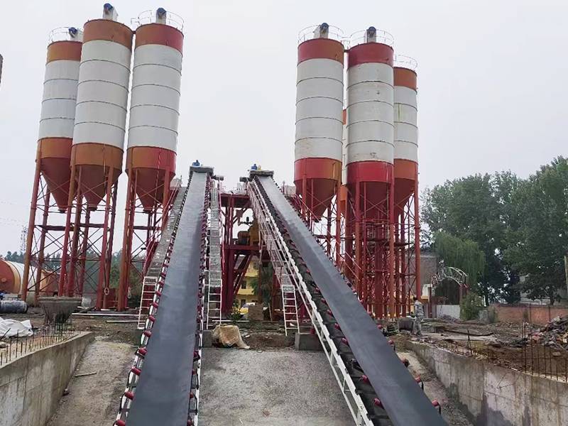 How to Do Daily Maintenance of Inclined Belt and Flat Belt in Belt Concrete Mixing Plant