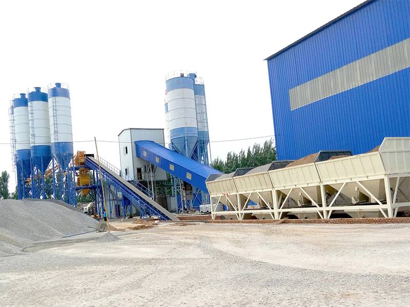 Characteristics of Belt Loading Concrete Mixing Plant