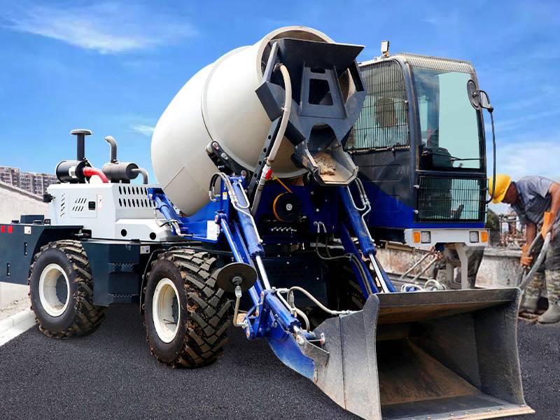 1.5M3 Self Loading Mobile Concrete Mixer Truck