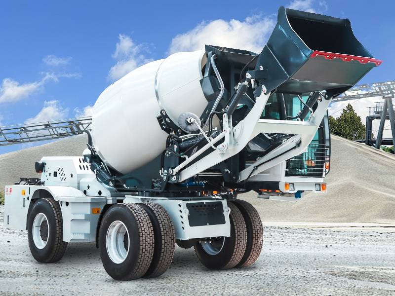 3.5M3 Self Loading Mobile Concrete Mixer Truck