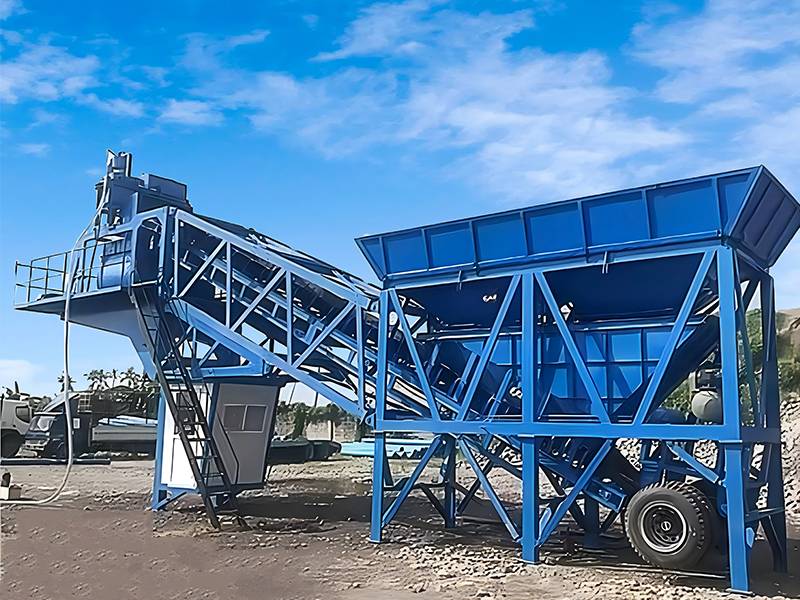 YHZS35 Mobile Concrete Batching Plant