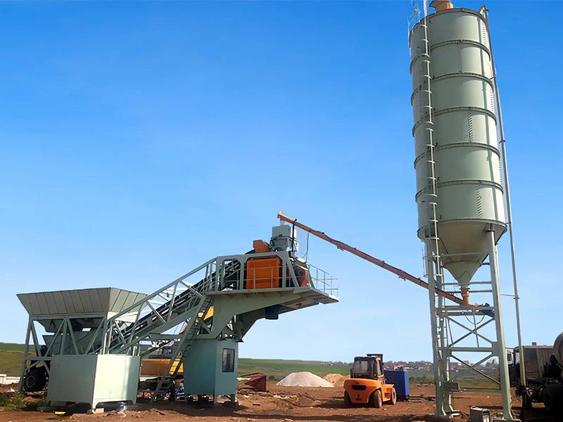 YHZS25 Mobile Concrete Batching Plant