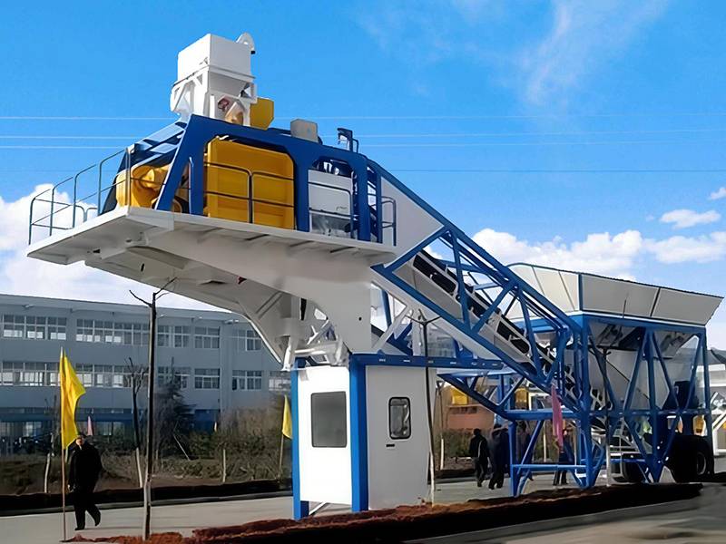 YHZS50 Mobile Concrete Batching Plant